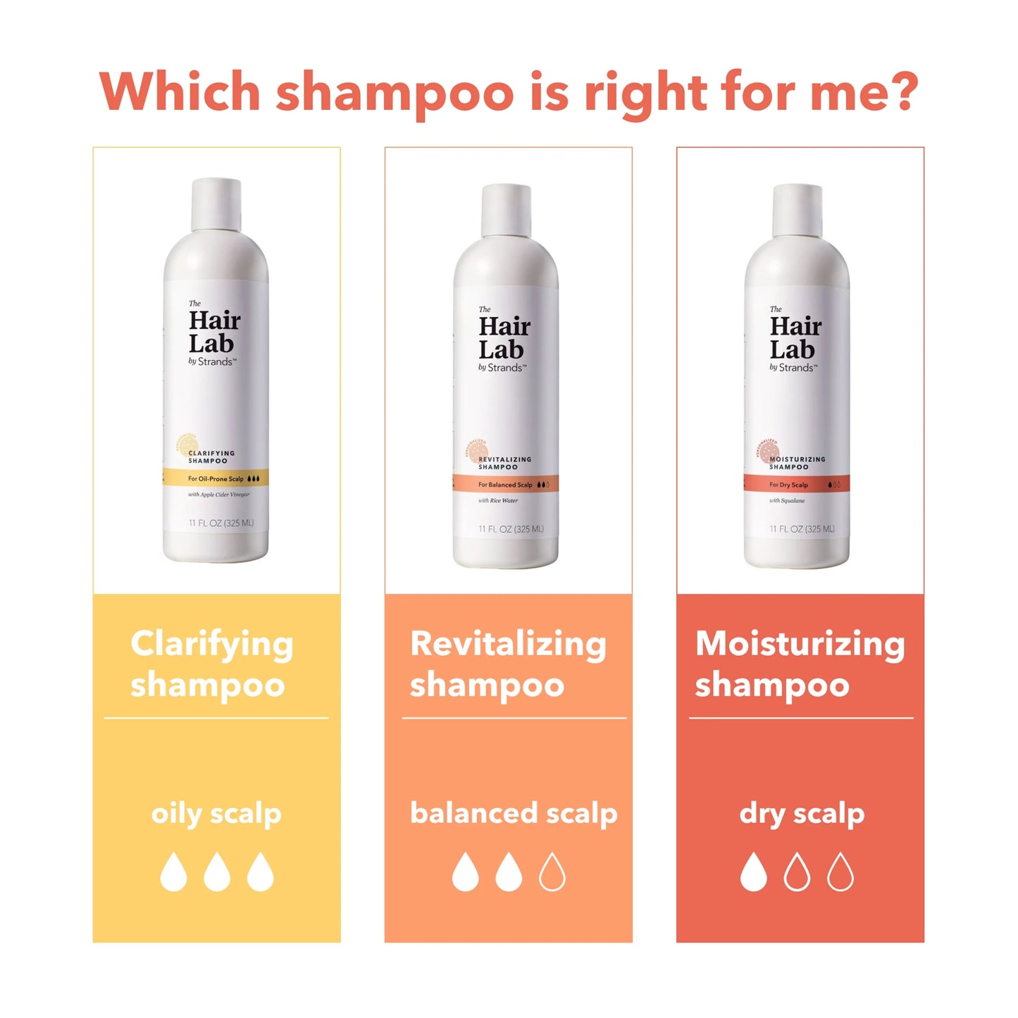 Moisturizing Shampoo with Squalane for Dry Scalp, Sulfate & Paraben Free, 11 Oz.