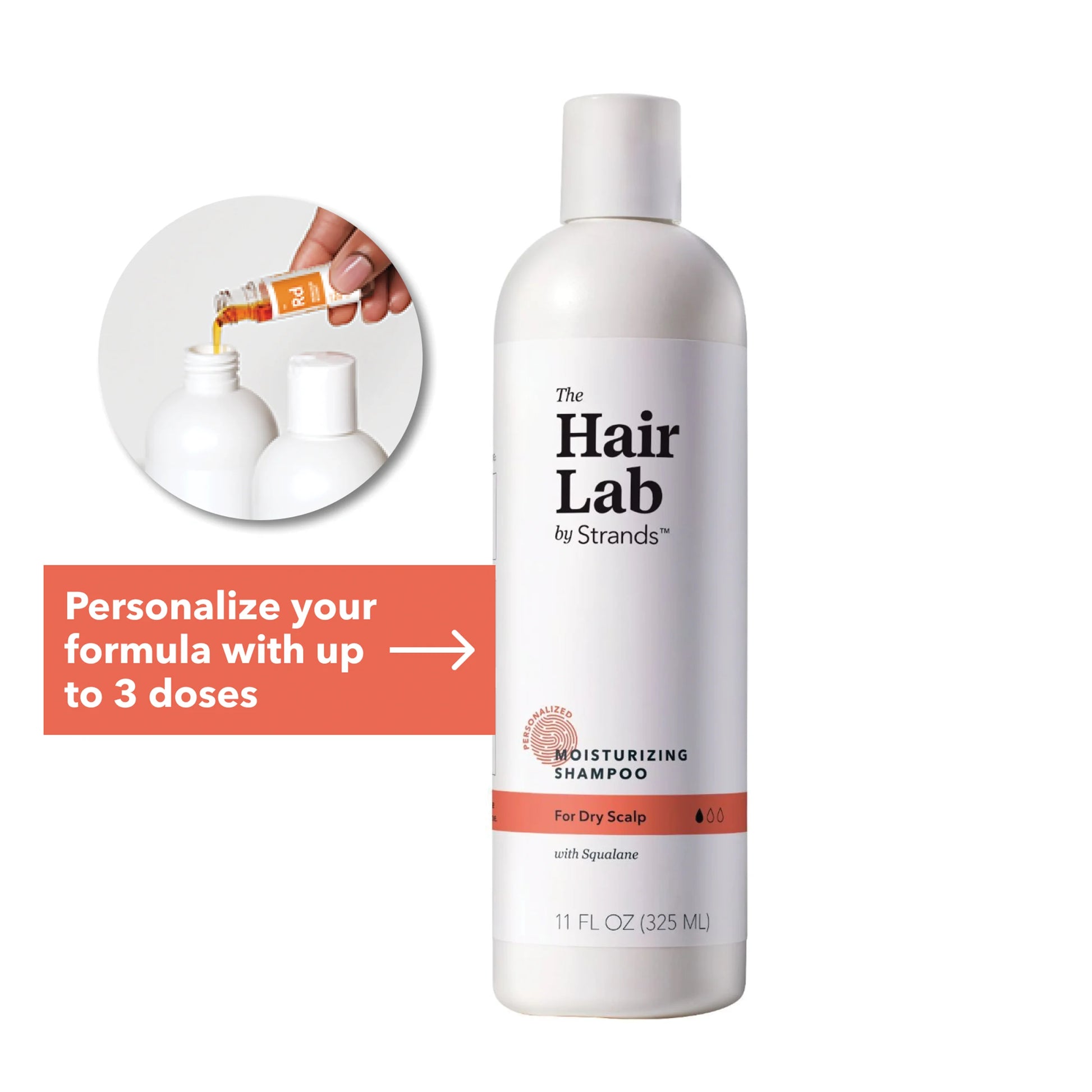 Moisturizing Shampoo with Squalane for Dry Scalp, Sulfate & Paraben Free, 11 Oz.