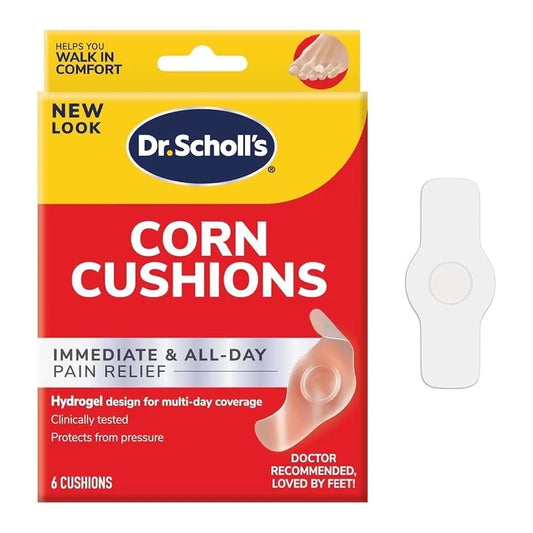 Dr.Scholls Duragel Corn Cushions, Water Resistant, 6 Cushions, 2 Pack